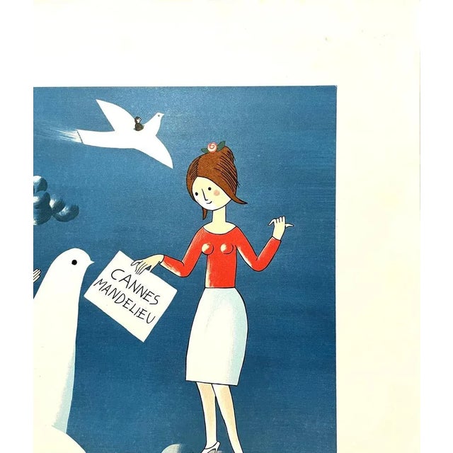 Raymond Peynet Aviation Show and Festival, 1984 Poster on paper. Signed in the plate, not numbered. Some stains (see...