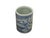 Ceramic 3.75" Vintage Fade Blue White Graphic Small Porcelain Holder For Sale - Image 7 of 10