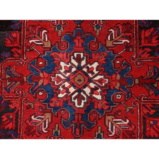 1960 Red Vintage Bohemian Persian Rug For Sale In New York - Image 6 of 12