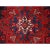 1960 Red Vintage Bohemian Persian Rug For Sale In New York - Image 6 of 12