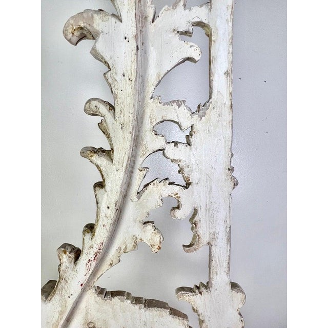 Pair of 19th Century Italian Rococo Carvings on Wood Bases, Distressed For Sale - Image 16 of 17