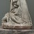 Gray Antique Carved Stone Folk Art Religious Sculpture of a Kneeling Woman For Sale - Image 8 of 10