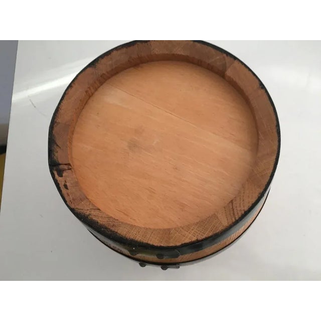 Light Yellow Mini Wooden Barrel, 1970s For Sale - Image 8 of 10