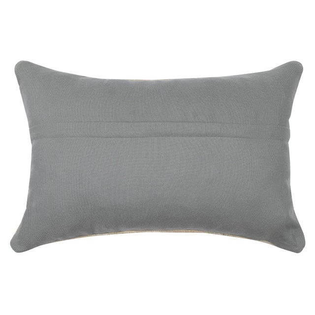 Early 21st Century 14"x24" Handwoven Kilim Cushion Cover. Vintage Lumbar Pillow Cover. Throw Pillow For Sale - Image 5 of 5