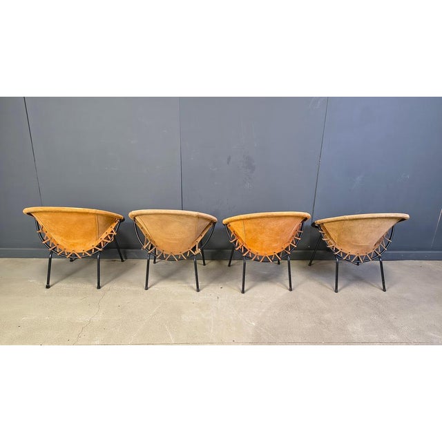Vintage Balloon Chairs by Lush & Co, 1960s, Set of 4 For Sale - Image 12 of 18