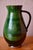 20th Century Bohemian Pitcher in Glazed Terracotta and Deep Green Sgraffito, 1950s For Sale - Image 4 of 9