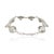 Gemstone Mid Century Modern 38.62 CTW Cushion Cut Green Amethyst Station Link Bracelet in 925 Silver For Sale - Image 7 of 11