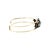 A Victorian silver-over-gold pin from the mid-19th century repurposed as a cuff bracelet. Crafted with 14k gold and...