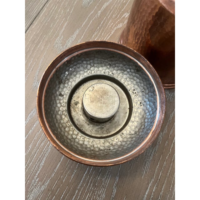 1930s 1930’s Hammered Copper Tobacco Rumidor From New York For Sale - Image 5 of 12