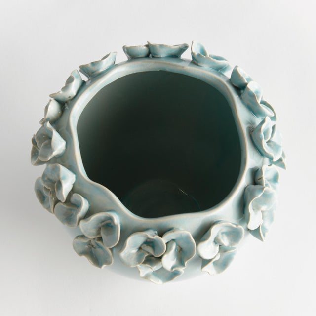 Boho Chic Petite Fleur Vase Tall For Sale - Image 3 of 5