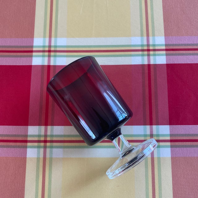 Mid 20th Century Luminarc Ruby Red Cordial Glasses- Set of 11 For Sale In Pittsburgh - Image 6 of 13