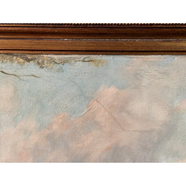 1961 "Sweet Solera" Large Vintage Equestrian Horse Painting Oil on Canvas by Juliet McLeod For Sale - Image 11 of 14