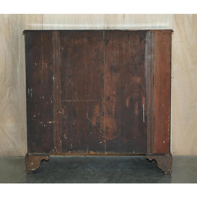 Large Sheraton Revival Chippendale Hardwood Chest of Drawers, 1860s For Sale - Image 16 of 18