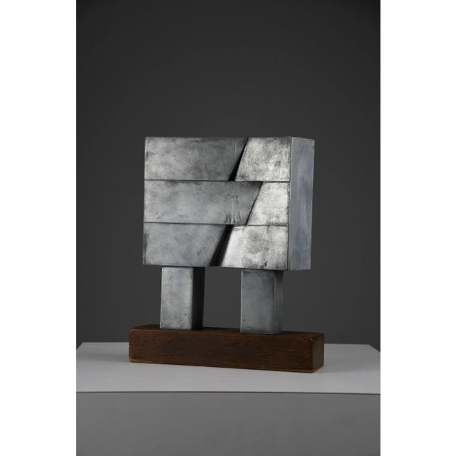 Chris Verbeek, Broken I, 1977, Zinc and Wood For Sale - Image 6 of 11
