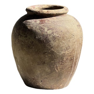 Borneo Vase in Brown Terracotta, 1980s For Sale