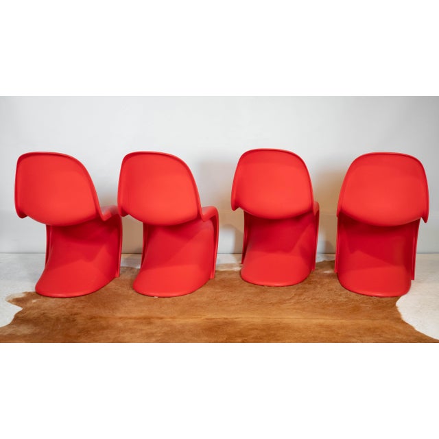 Verner Panton for Vitra Panton S Chairs - Set of 4 For Sale - Image 10 of 15