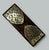 Late 19th Century Antique Vintage English Burl Walnut Wooden Brass Inlaid Book Slide Bookslide 19c For Sale - Image 5 of 6