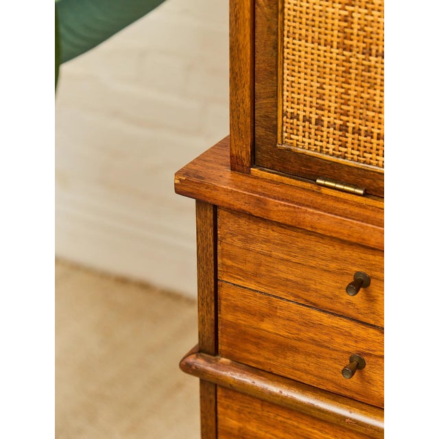 Mid 20th Century Styled After Kent Coffey Highboy Dresser For Sale - Image 12 of 12