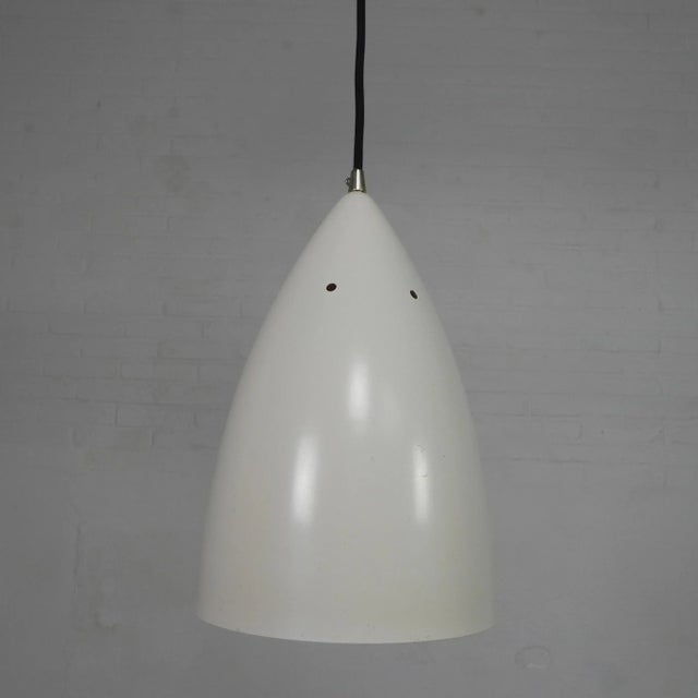 Vintage Hanging Lamp with Aluminum Shade, 1960s For Sale - Image 6 of 13