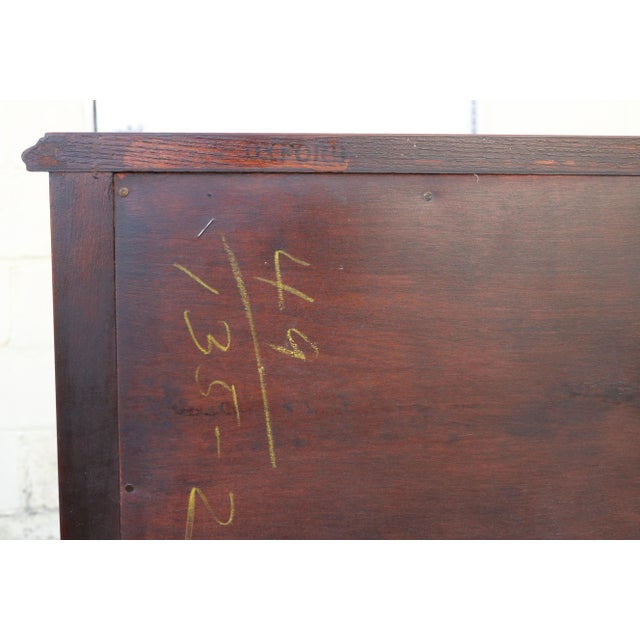 Mid 20th Century Kindel Furniture Mahogany Serpentine Chest of Drawers/Commode For Sale - Image 11 of 15
