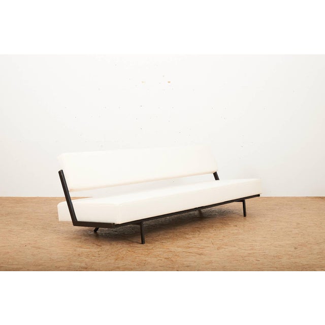 Daybed in Black Lacquered Metal, 1950s For Sale - Image 14 of 14
