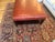 Wood Baker by Barbara Barry Leather Ottoman For Sale - Image 7 of 14