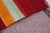 Textile 1970s Scandianvian Red Striped Kilim Runner For Sale - Image 7 of 9