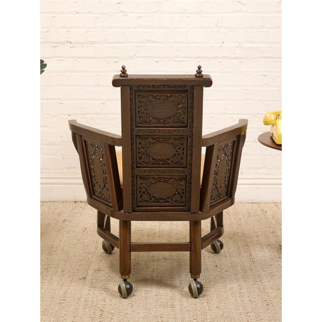 Orange Vintage Mid Century Armchairs For Sale - Image 12 of 12