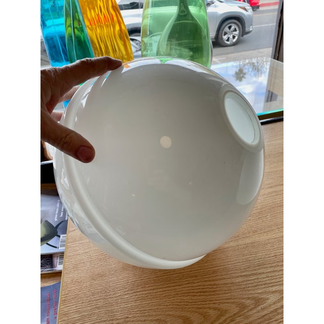 Glass 1970s Vintage Glass Murano Style Egg Lamp For Sale - Image 7 of 12