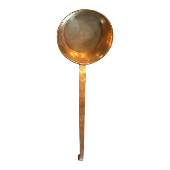 French Countryside Brass Ladle Bowl For Sale