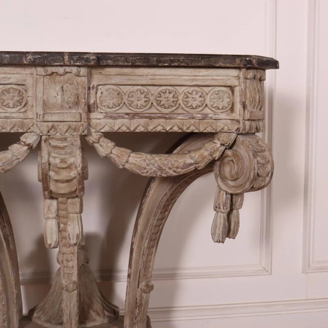 Antique French Console Table, 1700s For Sale - Image 3 of 10