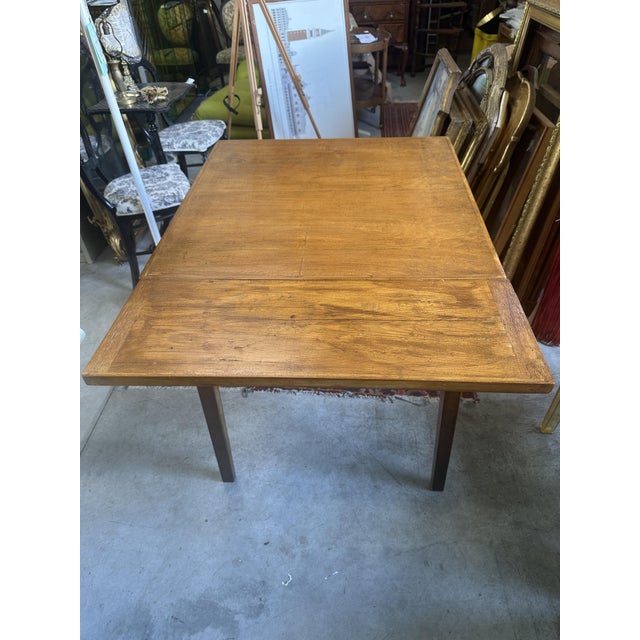 Extendable Square Table in Beech Wood, 1900s For Sale - Image 14 of 18