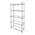 Charles Hollis Jones Faux Bamboo-Lucite and Brass Etagere Bookcase For Sale