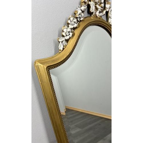 Vintage French Gilt Wall Mirror For Sale - Image 4 of 13