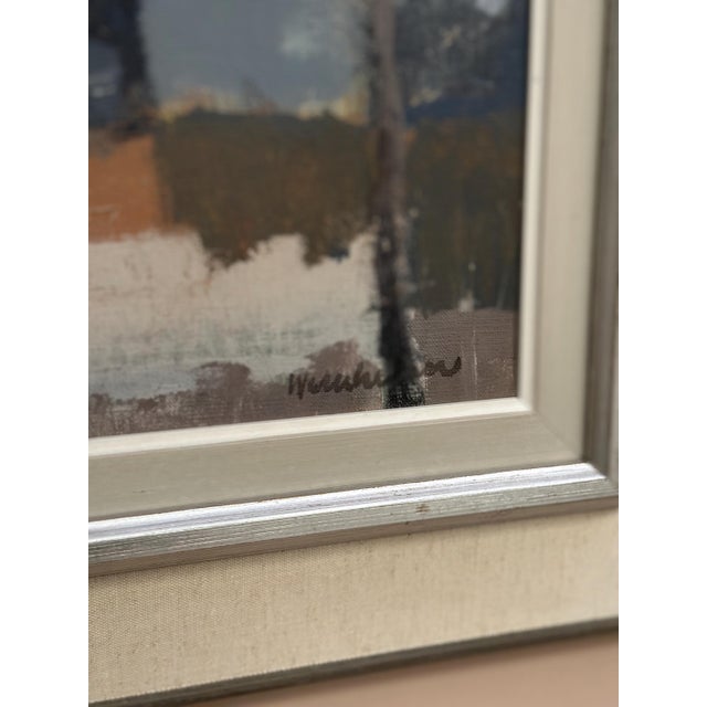 Original Swedish Oil on Canvas – Southern City Scene by Stig Wernheden – Vintage & Framed – 62 × 86 cm (24.4" × 33.9") A...