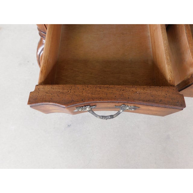Weiman Tables French Louis XV Style ⁣⁣⁣Parquetry Inlaid Writing Desk 52"w For Sale - Image 13 of 18