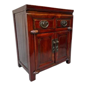 Vintage Chinese Solid Wood Furniture Drawer Cabinet