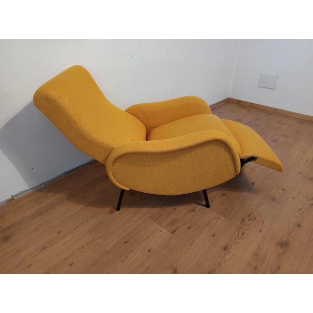 Yellow Lady Reclining Lounge Chair, 1950s For Sale - Image 8 of 11