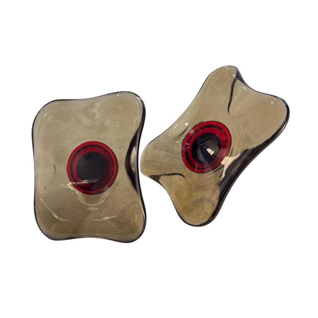 Bespoke Murano Glass Handles for Seifert Architects Produced bespoke for Seifert Architects, this exceptional pair of...