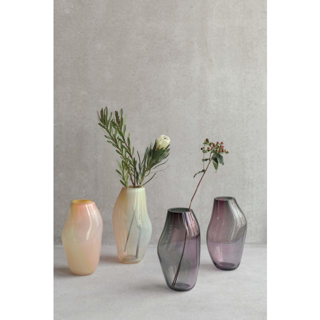 The glass lights are unique handcrafted objects. The dimensions can vary up to 5cm.