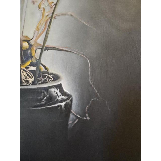 Blue Stefano Mazzolini, Anthurium, 2026, Oil on Canvas For Sale - Image 8 of 14