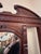 Wood Antique Mahogany Hall Tree With Oval Mirror For Sale - Image 7 of 8