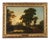 Dutch School, Landscape Painting with Figures, 18th Century, Oil on Canvas For Sale
