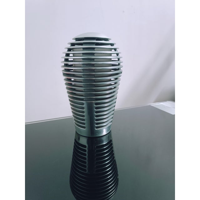 Magnificent and iconic Zen lamp by Oscar and Sergi Devesa for Metalarte. Spain, 1984. Sculptural structure in chromed...