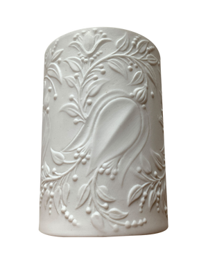 Mid-Century German White Porcelain Vase by Bjørn Wiinblad for Rosenthal, 1960s