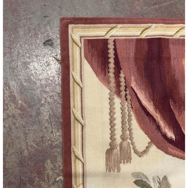 French Early 20th Century French Attributed Aubusson Tapestry Wall Panels, Set of Three For Sale - Image 3 of 9