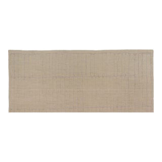 Rug & Kilim’s Oversized Contemporary Textural Rug in Beige-Brown Tones For Sale
