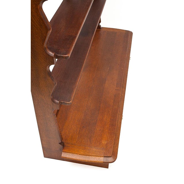 Vintage Wall Shelf by Guillerme and Chambron, 1950s For Sale - Image 10 of 13