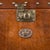 Pair of Late Vintage Campaign Luggage Trunks, English Leather Bedside Nightstand For Sale - Image 12 of 12