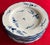 Antique 18th Century French Louis XV Chantilly Porcelain Dinner Plates in Blue and White Sprig, Circa 1760 - Set of 8 For Sale - Image 4 of 13